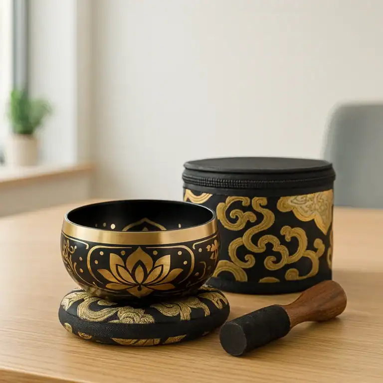Tibetan Singing Bowl Set by Silent Mind