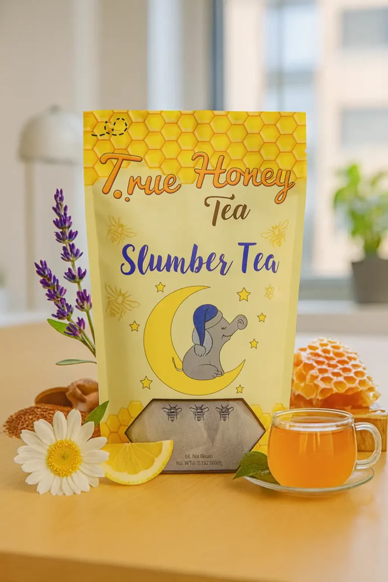 True Honey Slumber Tea Bags, Rooibos-Based Blend Tea