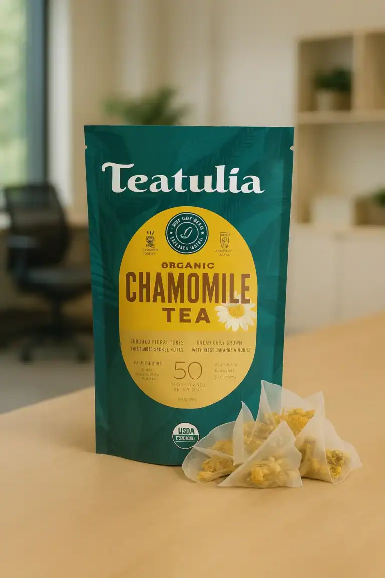 Organic Chamomile Tea Bags, Tea and Meditation
